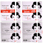Kojie San Skin Brightening Soap - Original Kojic Acid Soap that Reduces Dark Spots, Hyperpigmentation, & Scars with Coconut & Tea Tree Oil – 65g x 4 Bars