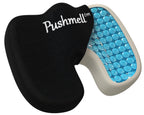 Pushmell Memory Foam Seat Cushion for Enhanced Comfort - Pillow Cushion with Cooling Gel, Extra Mesh Cover