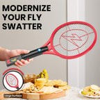 ZAP iT! Bug Zapper Rechargeable Bug Zapper Racket, 4,000 Volt, USB Charging Cable
