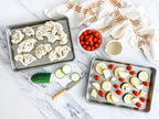 USA Pan Nonstick Quarter Sheet Pan, Set of 2 & Bakeware Muffin Pan, 12-Well, Aluminized Steel