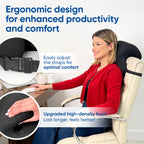 Extra Firm Office Chair Headrest Attachment, Ergonomic Head Rest for Office Chair Neck Pillow with Neck Support