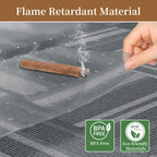 MESHDO Office Chair Mat for Carpet, 30" X 48" X 0.09" Desk Chair Mat for Carpet Floors, Clear and Thick Rolling Computer Chair Mats with Non-Slip Studded for Home and Office Low Pile Carpets