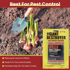 Giant Destroyer Smoke Bomb Gasser – Rodent & for Gophers, Moles, Groundhogs & Rats – Single Pack (4 Tubes) + Jecudi Towel