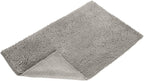 Basics Bathroom Rugs, Extra Soft Absorbent Shag Bath Rugs, Non-Slip, Dry Quickly, Machine Washable, Bath Mats for Bathroom Floor, Tub and Shower, 21" x 34", Platinum