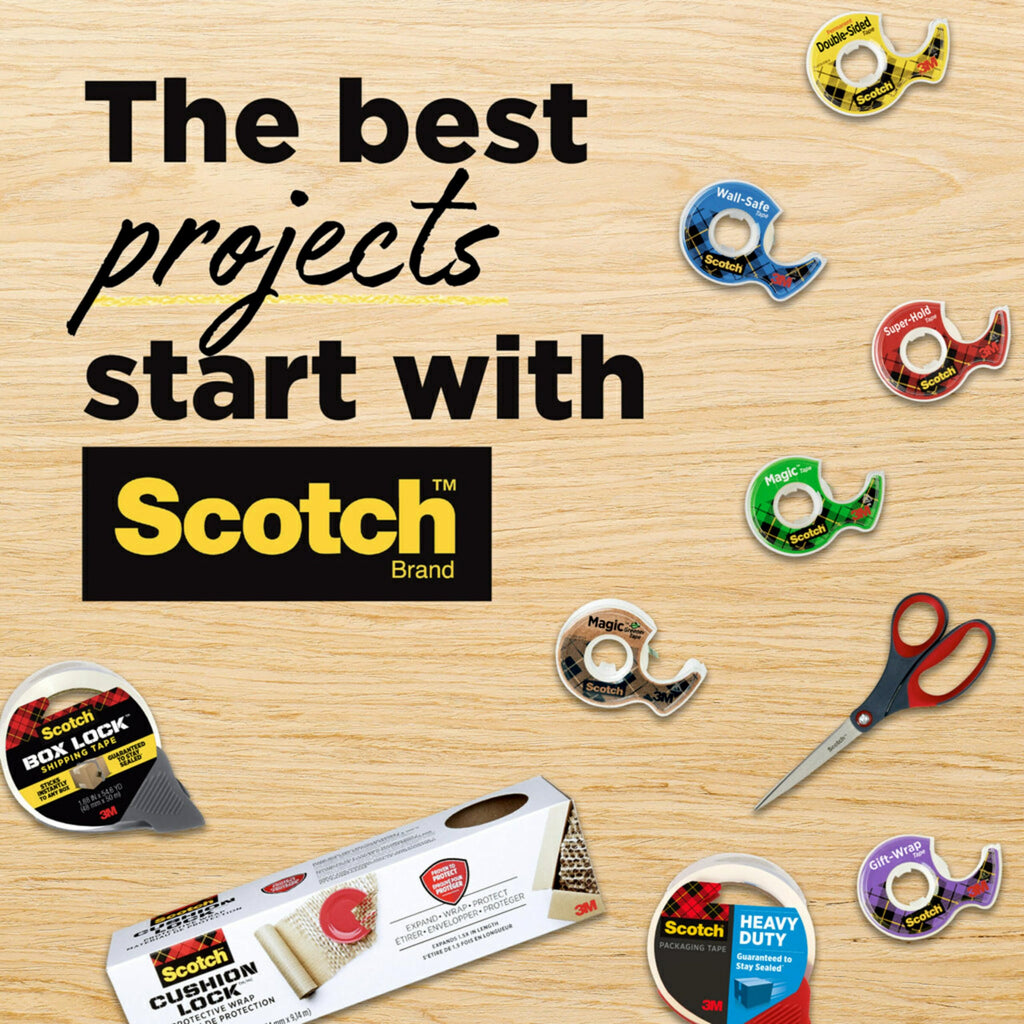 Scotch Magic Tape, 6 Rolls with Dispenser, Numerous Applications, Invisible, Engineered for Repairing, 3/4 x 1000 Inches, Boxed (810K6C38)