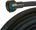 SWAN Products MGSPAK38100CC Miracle-GRO Soaker System Customizable Hose with Push on Fittings, 100' x 3/8", Black