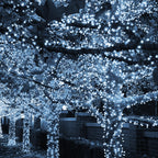 Dazzle Bright Outdoor Christmas String Lights, 1000 LED 328 FT Plug in Fairy Light with Remote Control 8 Modes & Timer, Waterproof Decoration for Home Garden Yard Xmas Wedding, White