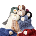 Gisimo 100% Merino Wool Yarn, 3-Ply Luxurious and Soft Yarn for Hand Knitting & Crocheting (Evergreen, 3Balls)