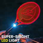 ZAP iT! Electric Fly Swatter Racket & Mosquito Zapper - High Duty 4,000 Volt Electric Bug Zapper Racket - Fly Killer USB Rechargeable Fly Zapper Indoor Safe