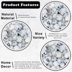 ZAICUS 1lb Rainbow Moonstone Tumbled Stones | Polished Crystals Healing | Natural Stones | Feng Shui | Chakra Balancing | Good Luck | Reiki Gift | Home Decor | Size 20-25 mm