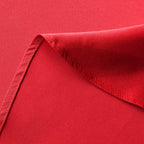 Obstal 210 GSM Round Red Table Cloth - 60 Inch - Oil-Proof Spill-Proof and Water Resistance Microfiber Tablecloth, Decorative Fabric Table Cover for Christmas Holiday Party (Rio Red, 60 Inch Diameter)