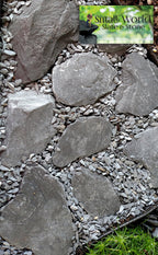 Natural Slate - 1 to 3 Inches Stones. USA sourced. Quality Decor for Aquarium Aquascaping, Terrariums, Paludariums, Reptile Enclosures, Wargaming, Model Railroads, Miniature or Fairy Gardens (2)
