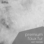 Milliard Memory Foam Seat Cushion Chair Pad 18 x 16 x 3in. with Washable Cover, for Relief and Comfort (Grey Faux Fur)