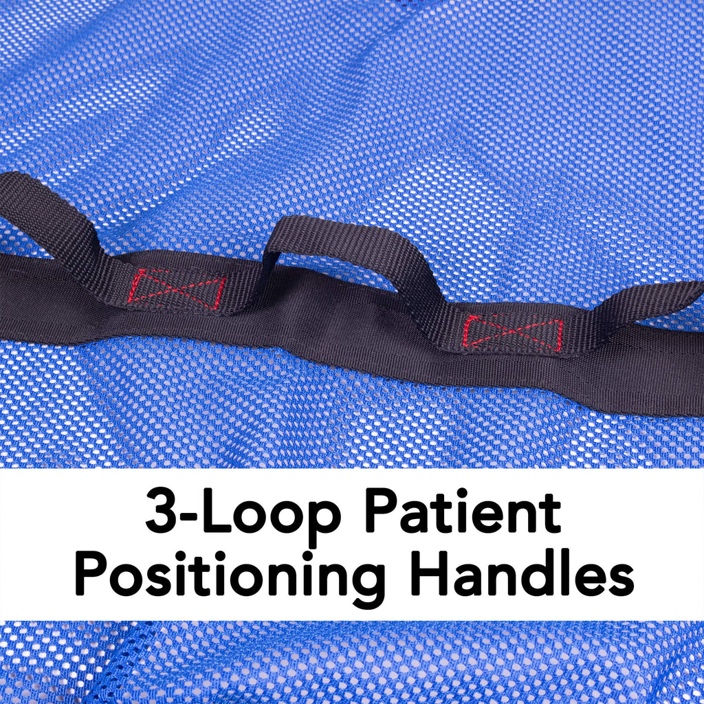 ProBasics Full Body Mesh Sling - Four Point Mesh Sling for Patient Transfers - Supports up to 450 lbs. - Medium