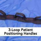 ProBasics Full Body Patient Lift Sling - Four Point Mesh Sling for Patient Transfers - Supports up to 450 lbs. - Large
