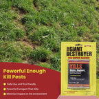 Giant Destroyer Smoke Bomb Gasser – Rodent & for Gophers, Moles, Groundhogs & Rats – Single Pack (4 Tubes) + Jecudi Towel
