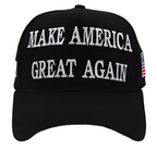 Trump 2024 MAGA Black Hat 45-47 Baseball Cap Make America Great Again One Size