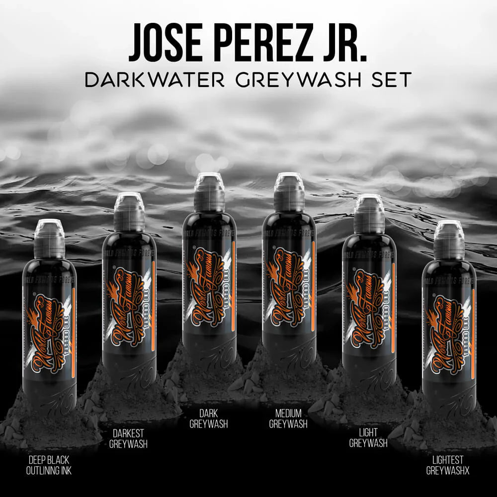 WORLD FAMOUS Dark Water Greywash Set