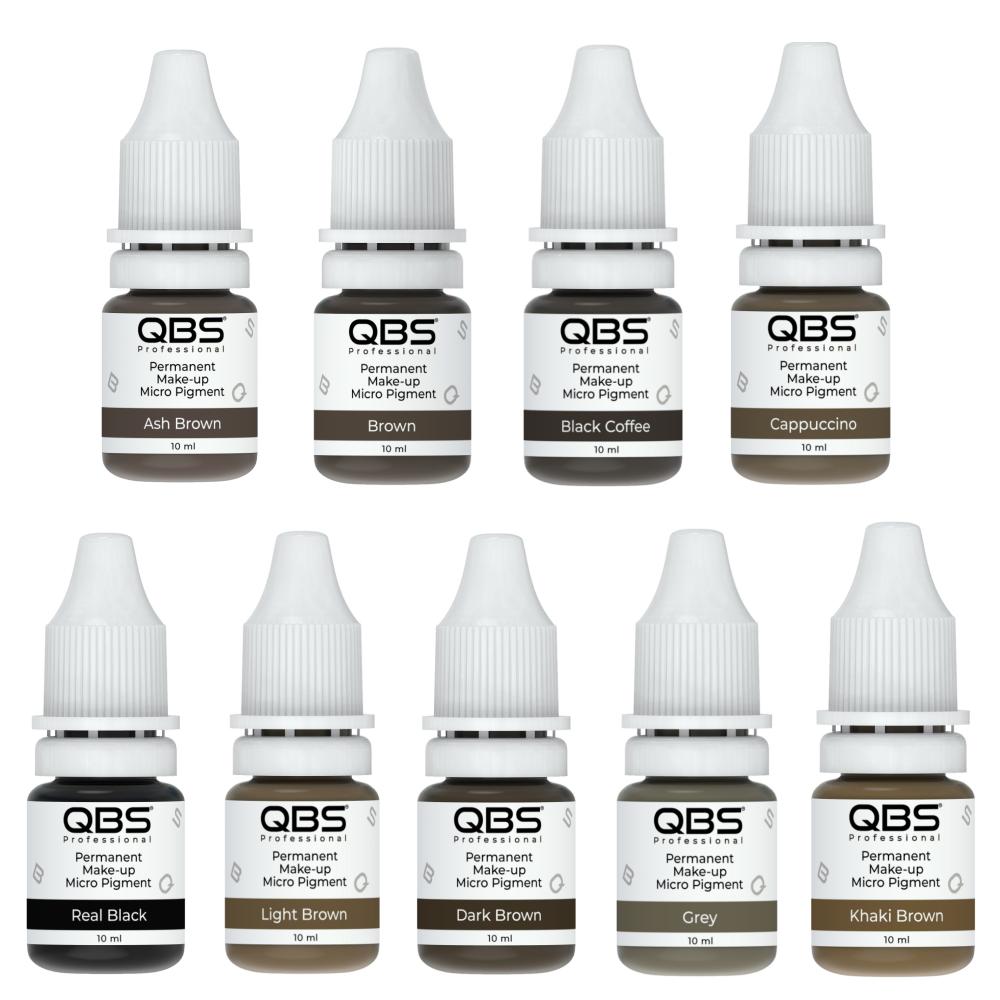 QBS Permanent Makeup Pigments SPMU Machine/Microblading Brow Pigments 10ml