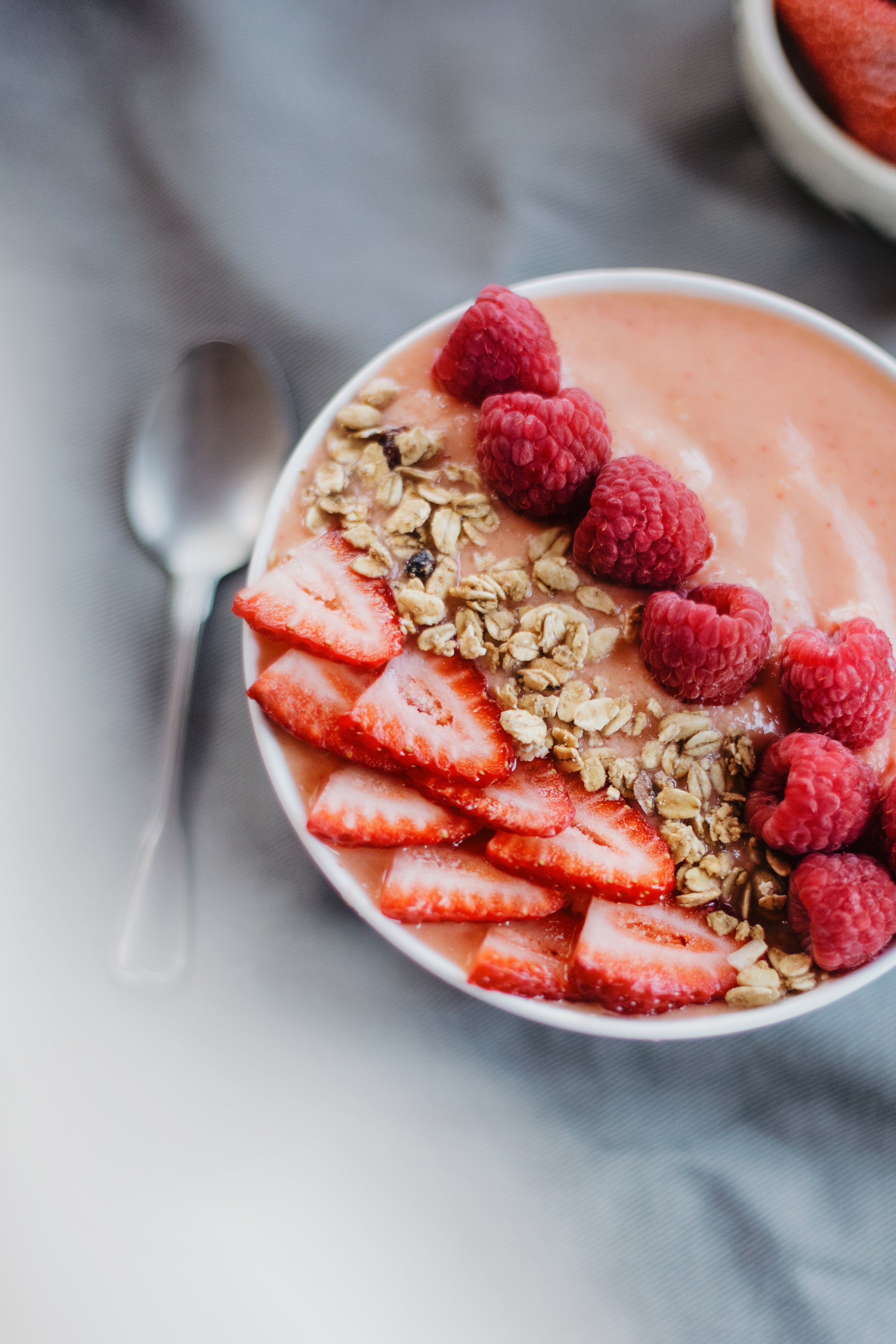 strawberry fruit muesli