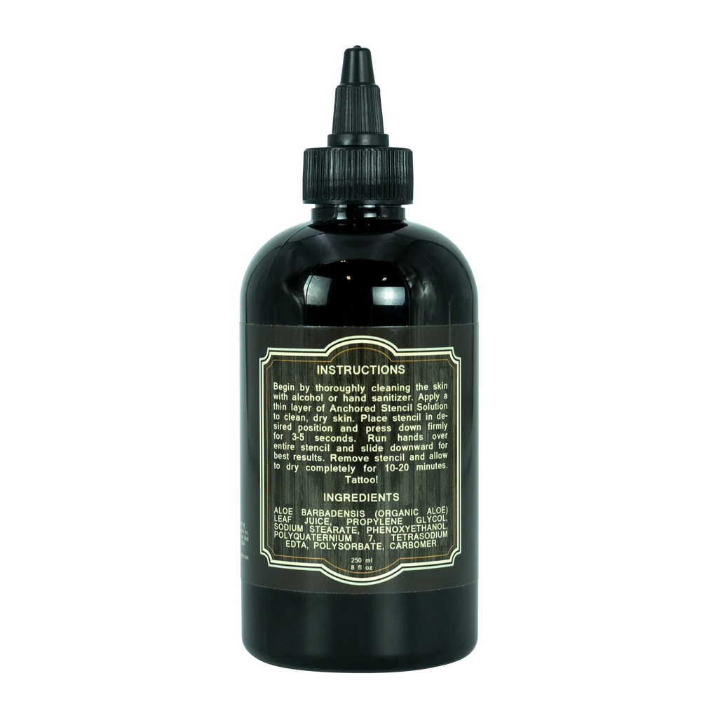 Anchored by Nikko - Tattoo Stencil Solution - 8oz - Price Per Bottle