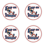 4 Pack Mini Keep Trumpin Sticker Decal Donald Trump Hard Hat Pack President USA