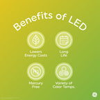 24 GE LED Light Bulbs 60 Watt Daylight A19 Dimmable. Qty. 24 Light Bulbs