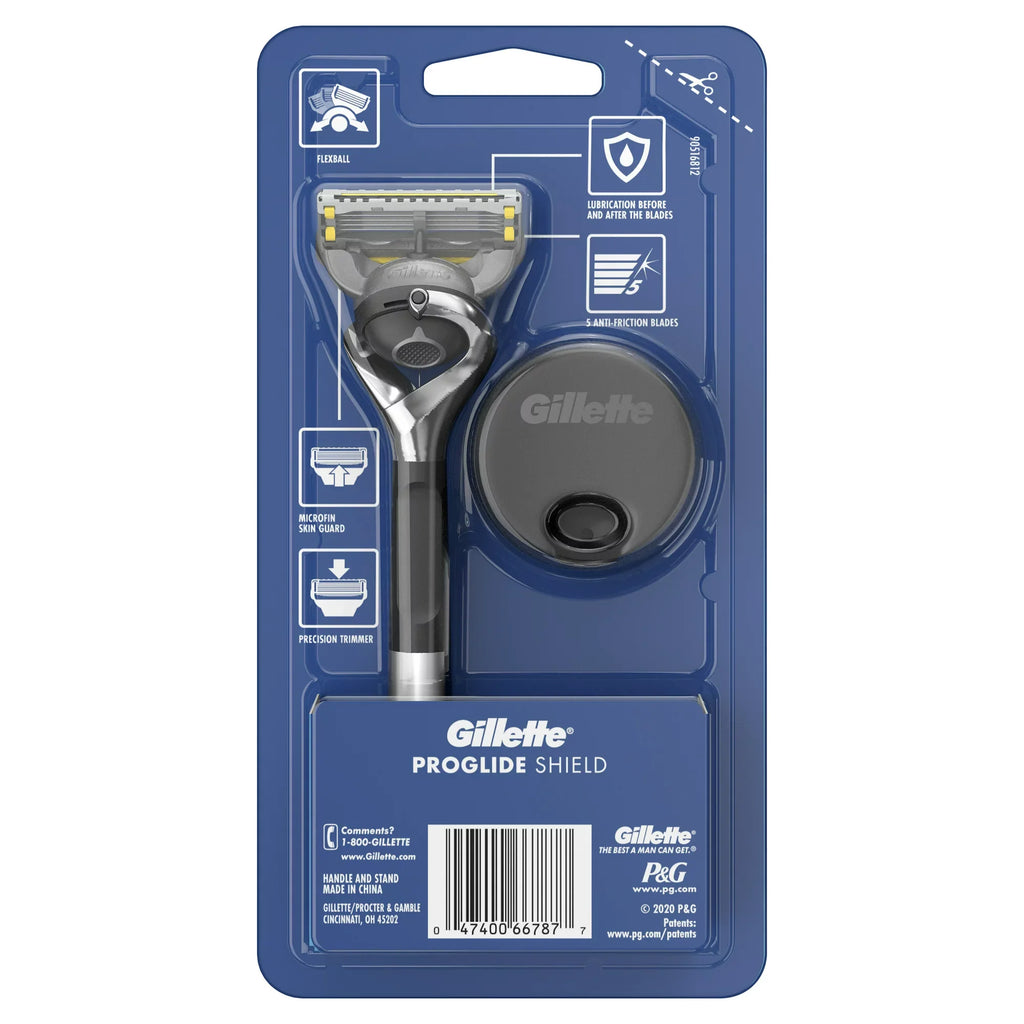 GILLETTE ProGlide Shield Signature Edition Razor + Stand + Cartridge