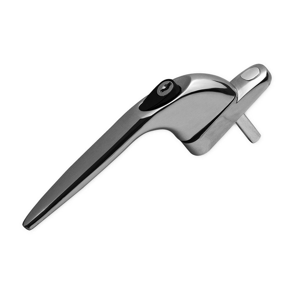 Yale uPVC Universal Window Handle Inline Locking Espag Double Glazing: Colour: White, Size: 20mm
