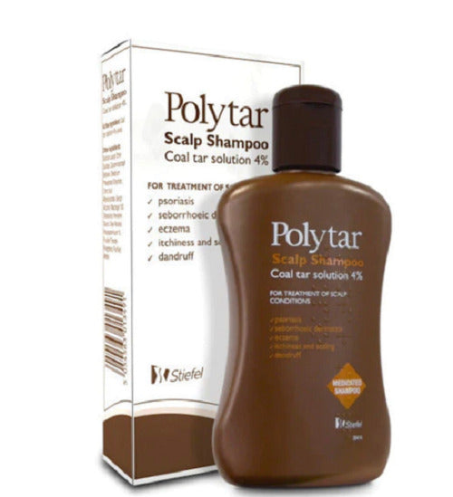 Polytar Scalp Coal Tar Shampoo 150ml - Pack of 2
