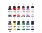 XTREME 12 COLOR PRIMARY SET 1/2oz Pigment Tattoo Ink