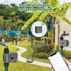 ANSETO Wifi Water Timer for Garden Irrigation System, Hose Timer for Lawn Watering System