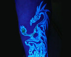 IMMORTAL INK Neon Orange UV Black Light 4 Sizes Available Tattoo Ink Supply 1/2oz Bottle