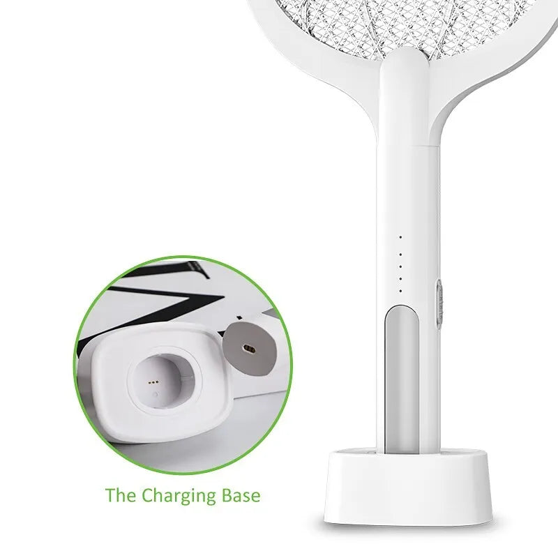 THEPERFECTYOU 2-in-1 Electronic Mosquito Fly Bug Swatter Insect Killer Zapper Light Trap Lamp