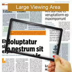 ENYSAON 5x Large Page Magnifying Glass for Reading Large and Lightweight Viewing Area...