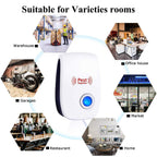 6pack Ultrasonic Pest Repeller Control Electronic Repellent Mice Rat Reject 2018