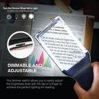 MAGNIPROS [Rechargeable] 4X Large Ultra Bright Magnifying Glass with 10 Dimmable LEDs