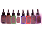ONE TATTOO WORLD Premium Tattoo Ink Set 8 Colors 15ml Bottles - Rare Colors