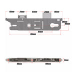 Fuhr Replacement uPVC Gear Box Door Lock Centre Case 30mm Backset Genuine