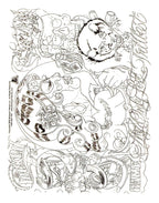 SAILOR JERRY Boog Gangsta Style Tattoo Flash Set 5 Sheets With Linework, Gangster, 11x14" 3