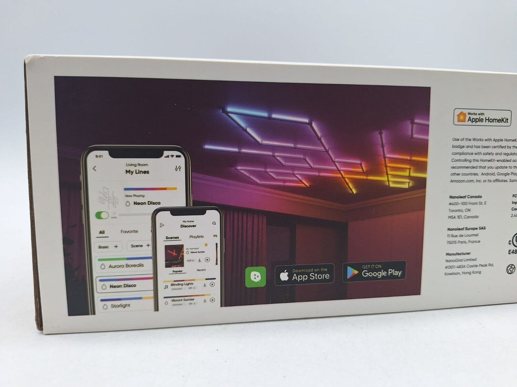 Nanoleaf Lines Modular Smart Light Bar Smarter Kit (9 Lines)