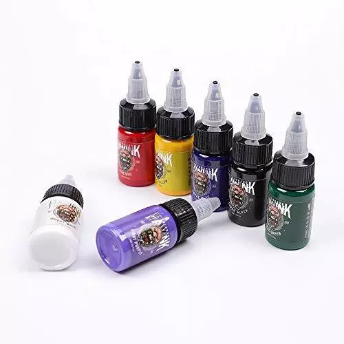 HAWINK Tattoo Ink Set 1/2oz (15ml) 7 Colors Pigment Kit