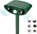 Ultrasonic Animal Repeller Solar Motion Activated Critter Repellent Farm Garden