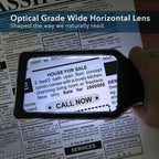 MAGNIPROS [Rechargeable] 4X Large Ultra Bright Magnifying Glass with 10 Dimmable LEDs