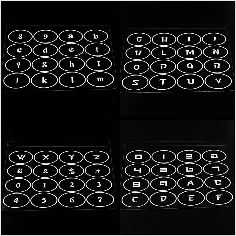 OPHIR 160x Pattern Airbrush Temporary Tattoo Stencils Set for Airbrush Face Painting