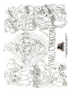 SAILOR JERRY Boog Gangsta Style Tattoo Flash Set 5 Sheets With Linework, Gangster, 11x14" 3