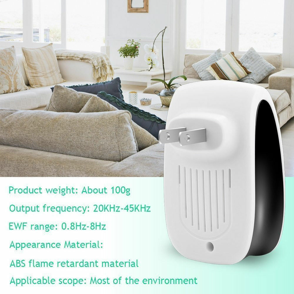 6pack Ultrasonic Pest Repeller Control Electronic Repellent Mice Rat Reject 2018