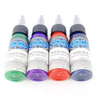 FUSION INKS Tattoo Ink Set 16 Color 1oz 30ml Bottles Permanent 3D Makeup