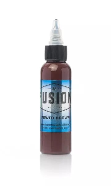 FUSION Dark Flesh Tone Set - Fusion Tattoo Inks - 5 Colors 1/2oz Bottles
