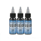 FUSION Greywash Set 3 Shading Color - FusionTattoo Ink Light Medium Dark 1/2oz Bottle